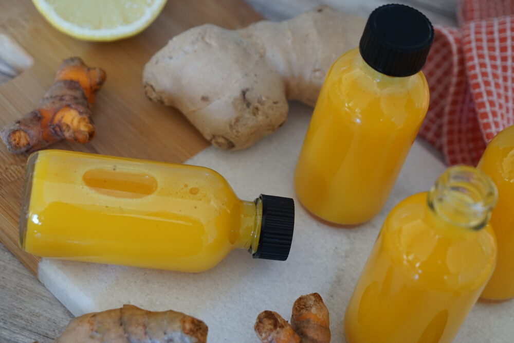 ginger & turmeric shots