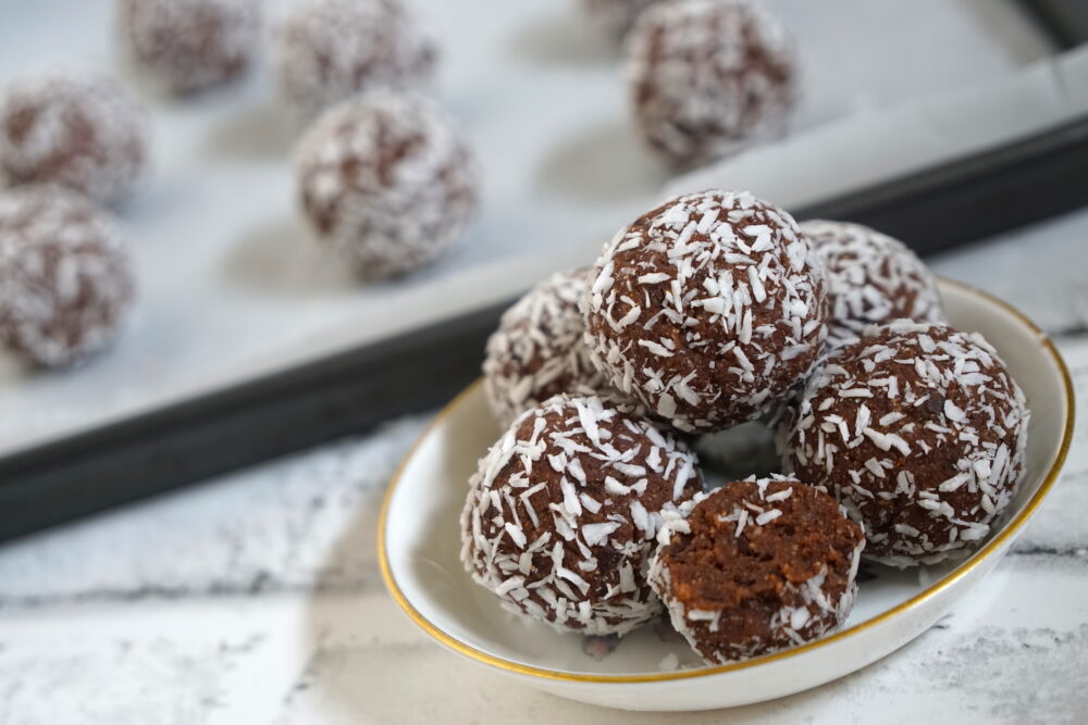 coconut protein balls