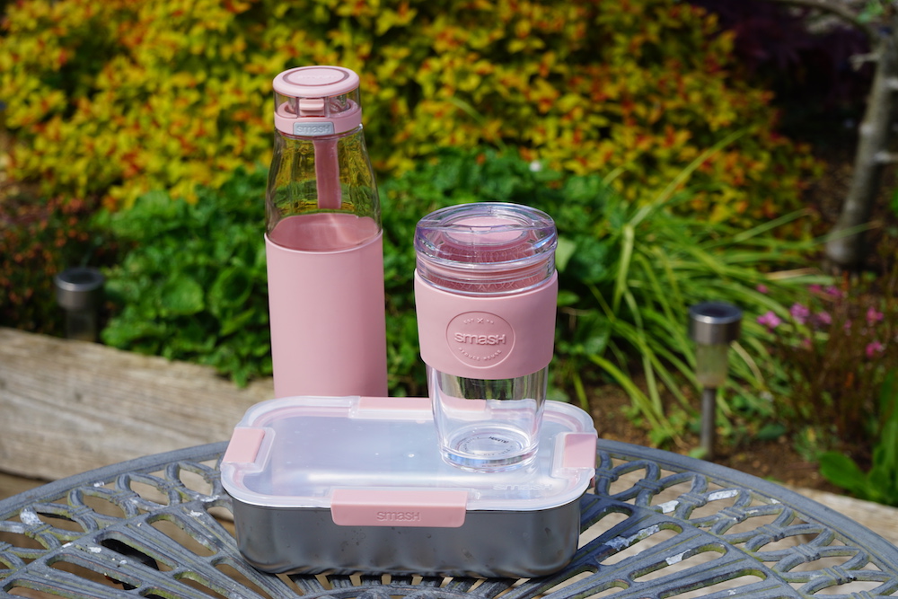 glass water bottle