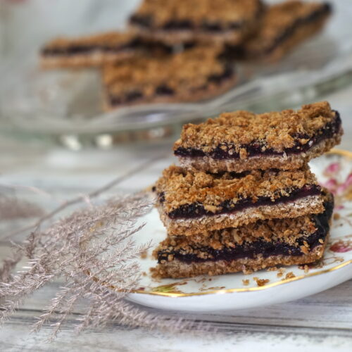 blueberry slices