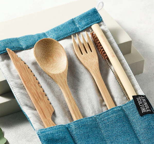 affordable bamboo cutlery set