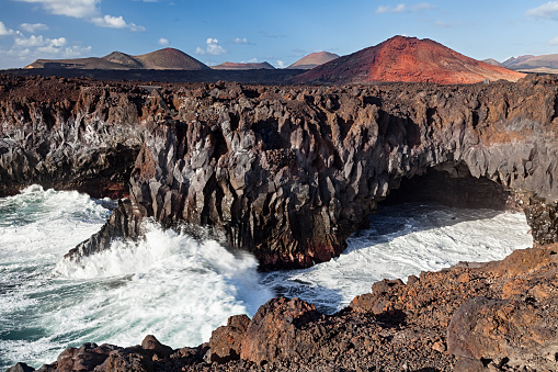 Los Hervideros jagged rocks