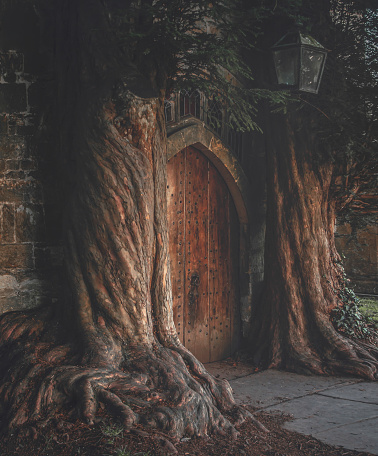 Stow on the wold magical door at St Edward's Church