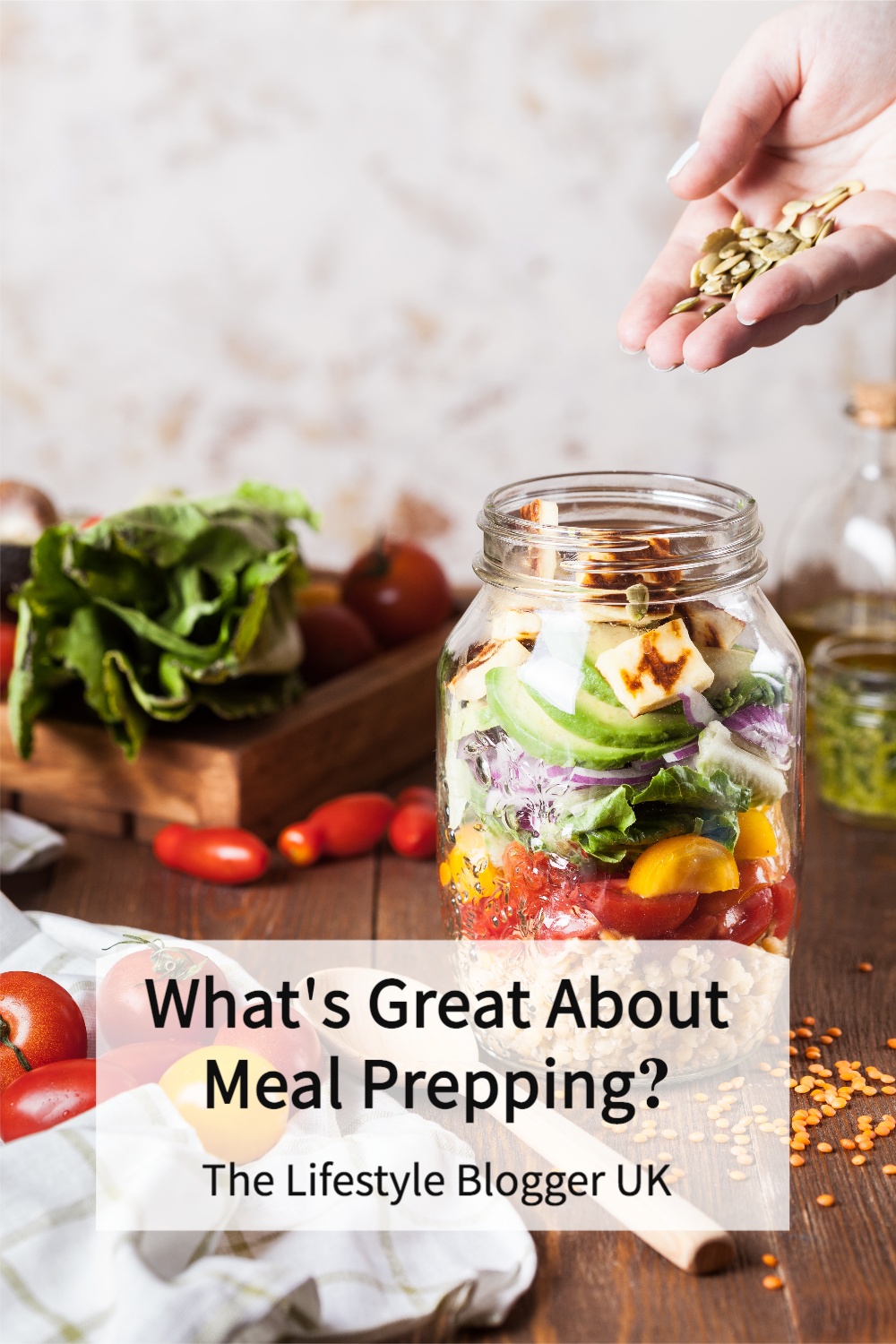 meal prepping - pinterest image