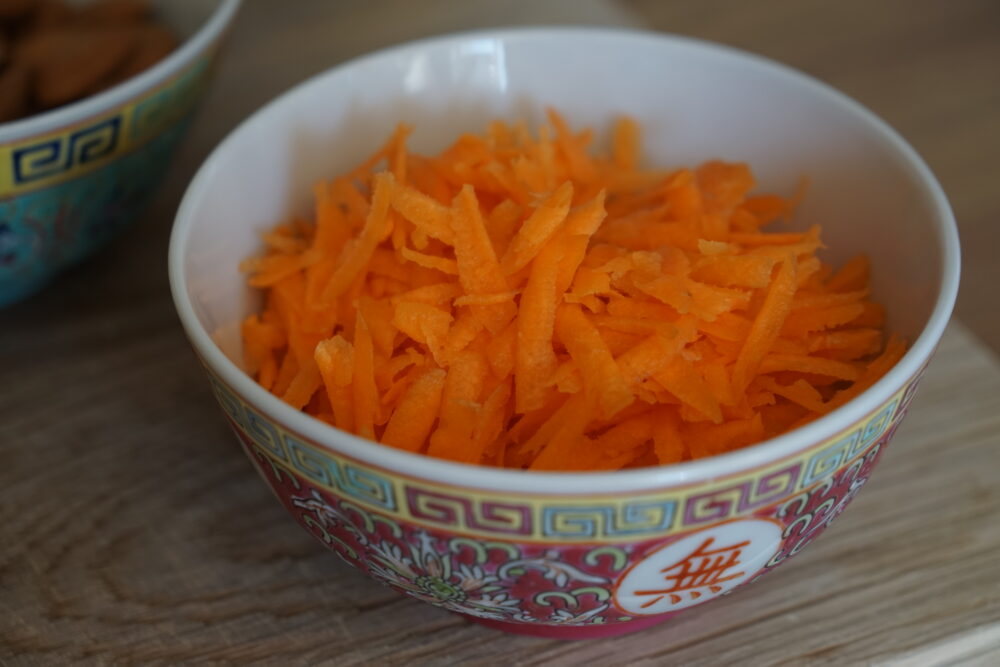 grated carrot