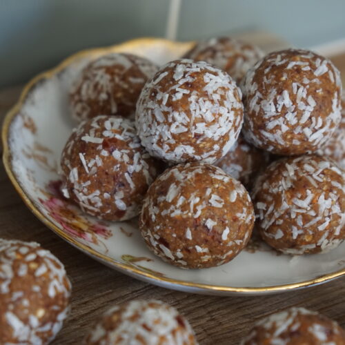 coconut covered energy balls