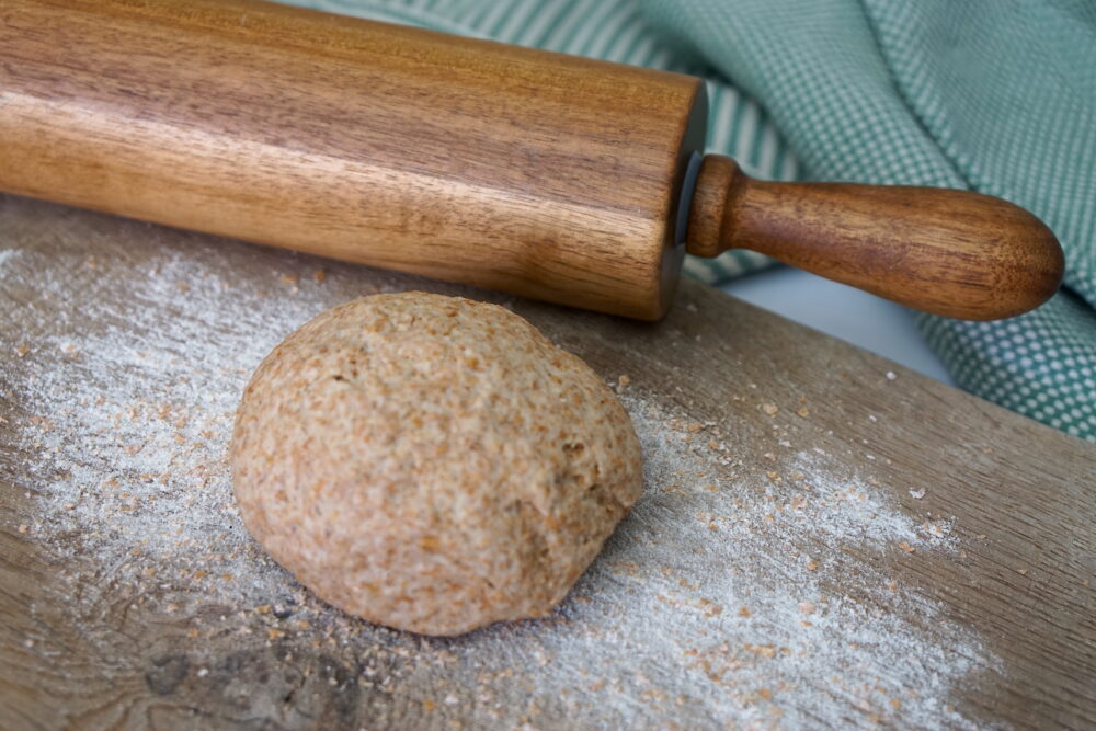 ball of raw dough