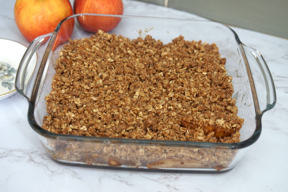 vegan apple crisp