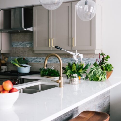 green kitchen