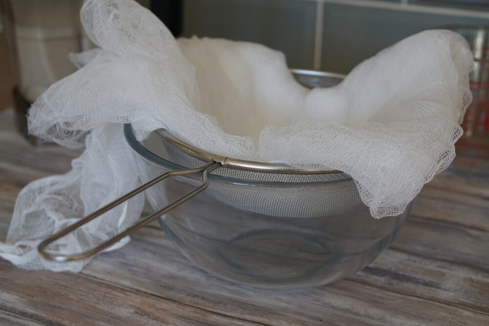 muslin cloth for oat milk pulp