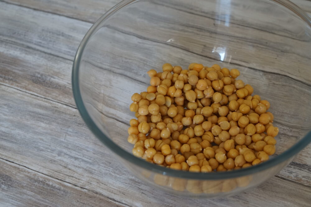 chickpeas in a bowl