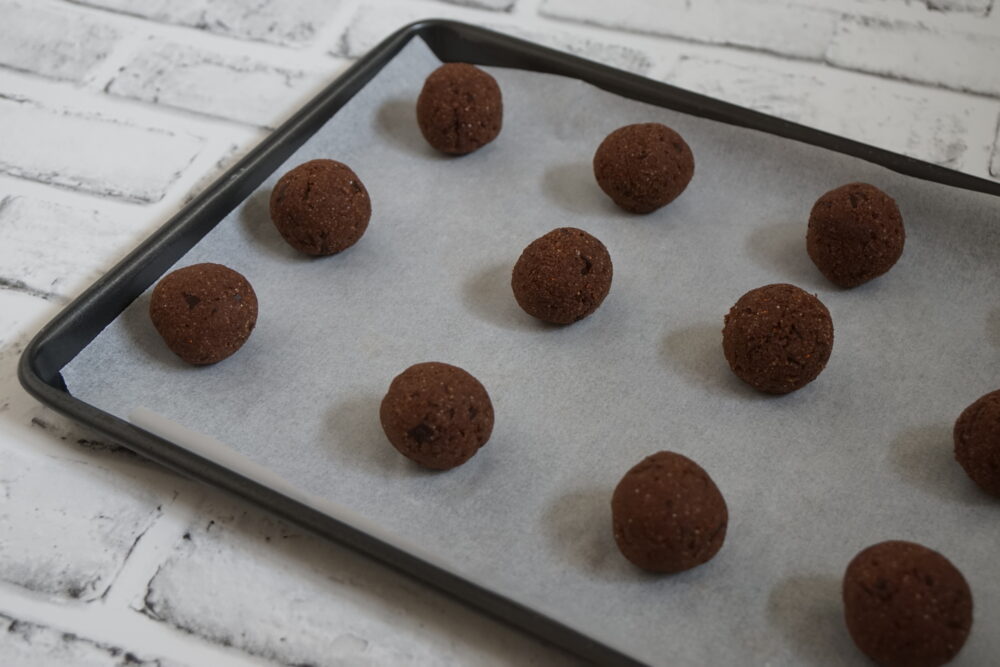coconut protein ball dough