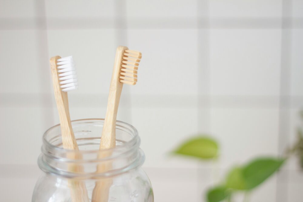 close up toothbrush
